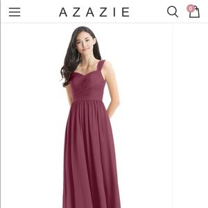 Azazie Zapheria Dress in Mulberry